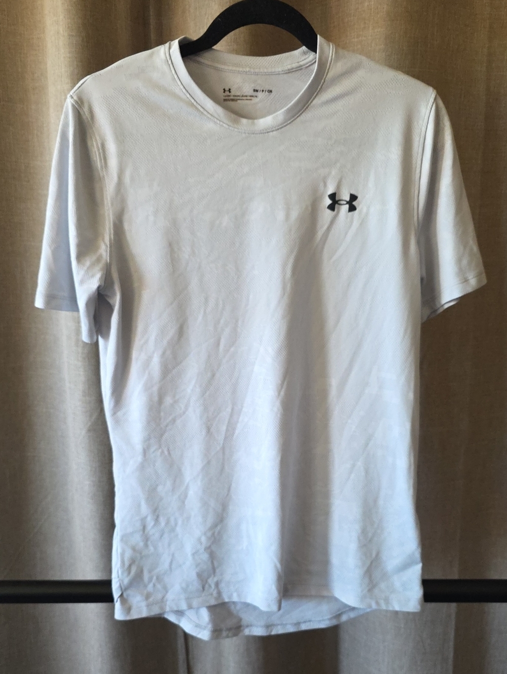 Under Armour UA Tech Vent Short Sleeve Tee Lighy Gray Small